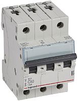 Выключатель автоматический Legrand TX3 6000 3п 50А C 10кА картинка